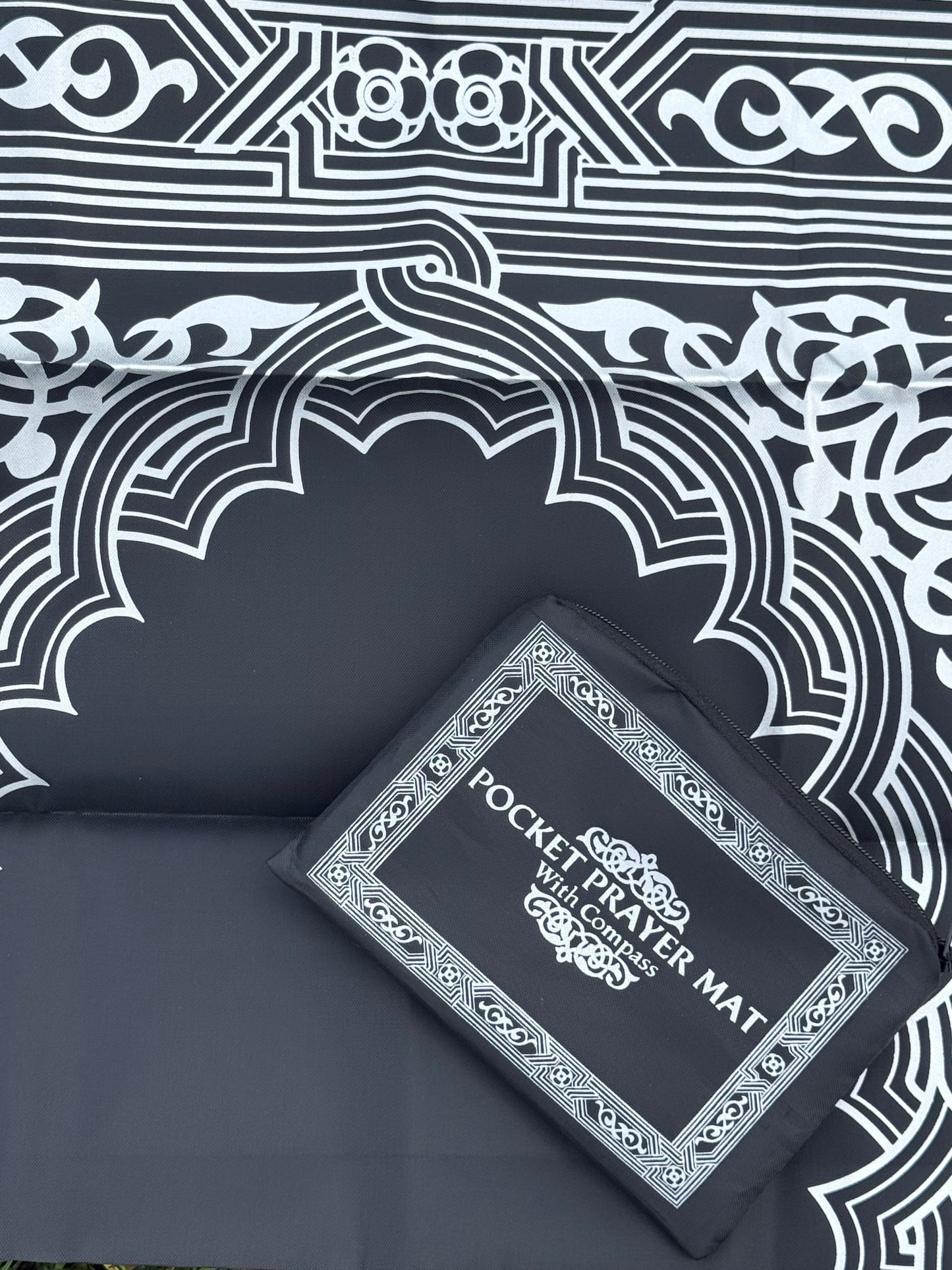 Tapis de prière portable avec boussole